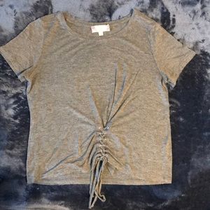 DONATING SOON❗️Gray corset t shirt